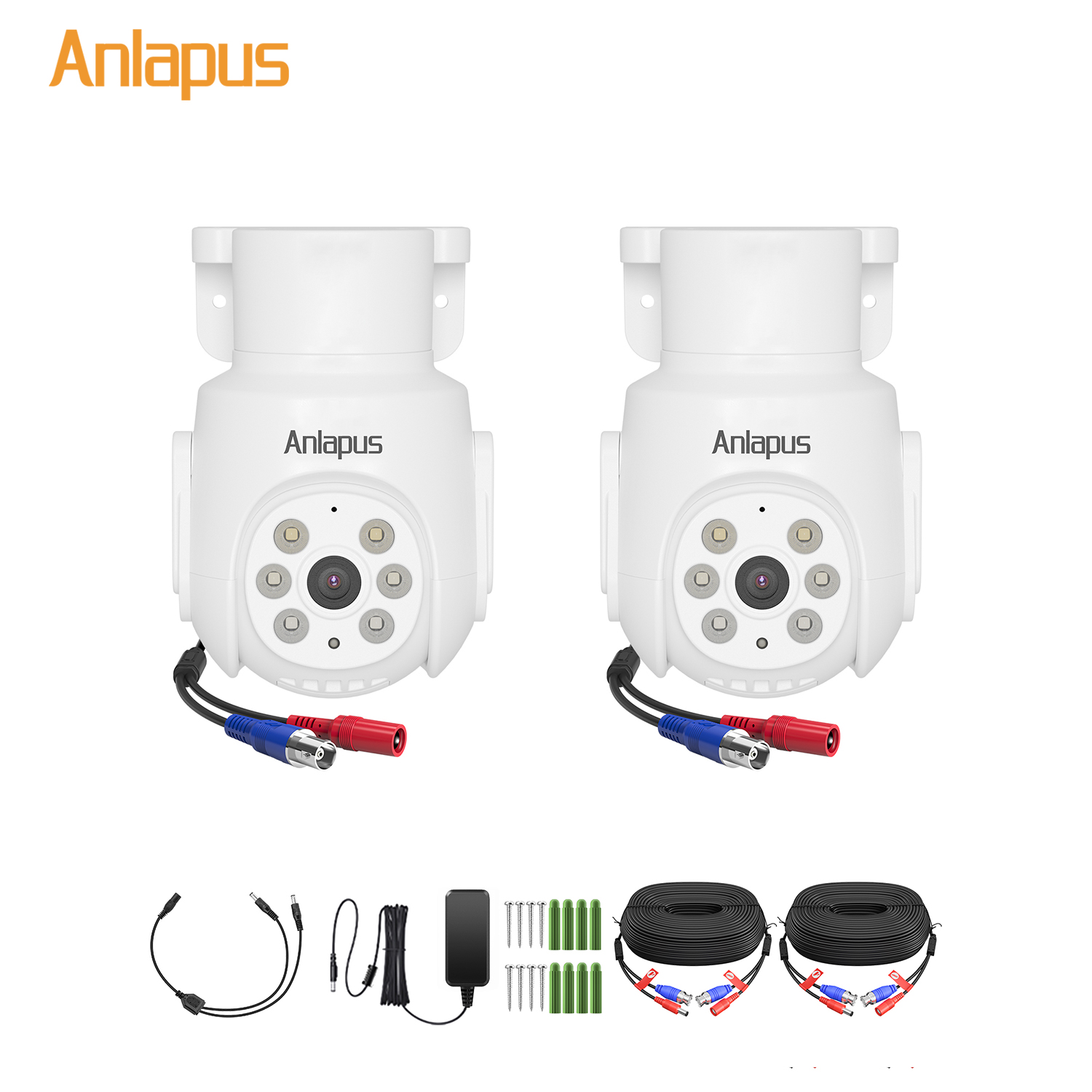 Home Security Indoor Cameras - Caméras de sécurité filaires Anlapus 5MP