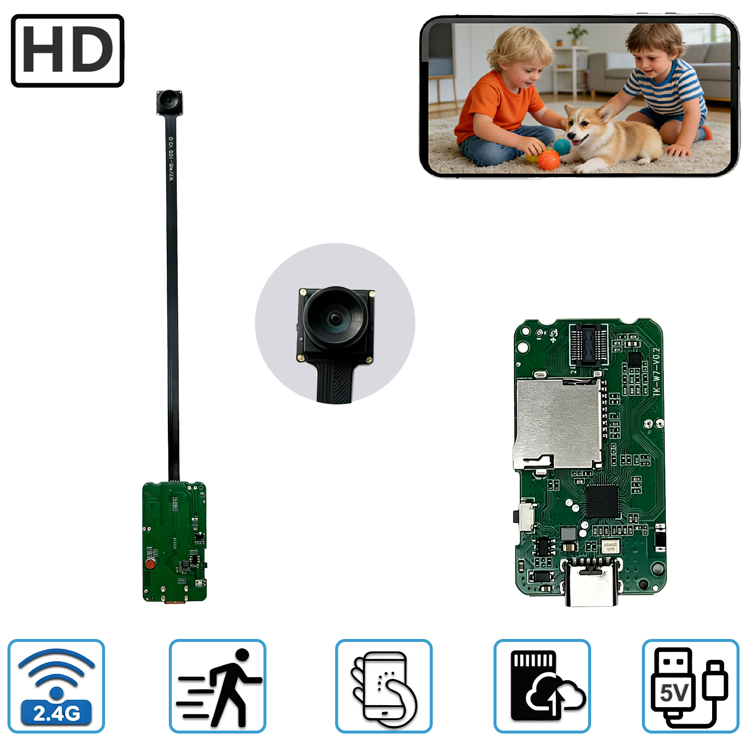 Home Security Recorder - Module PCBA de caméra de sécurité
