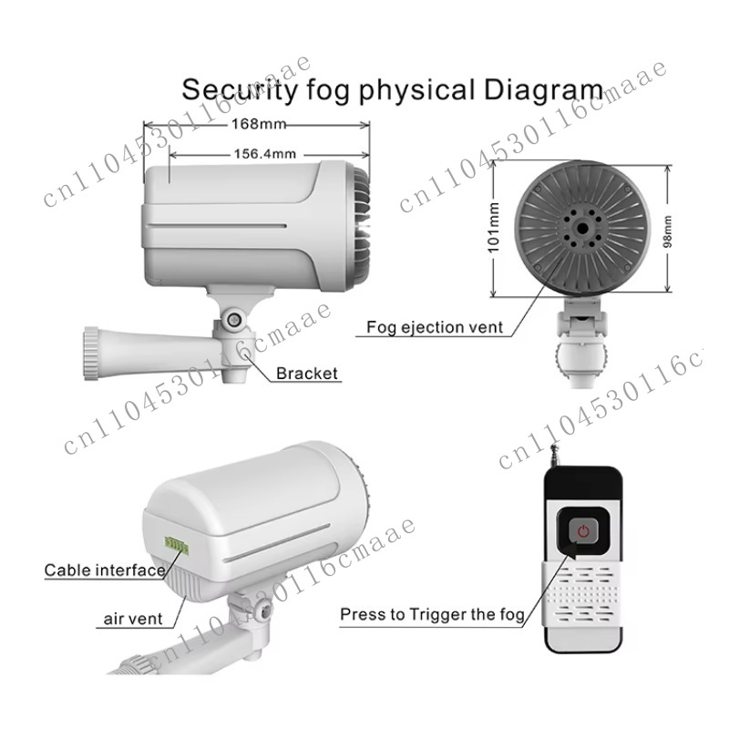 Home Security Fog System - Système d'alarme de brouillard de sécurité