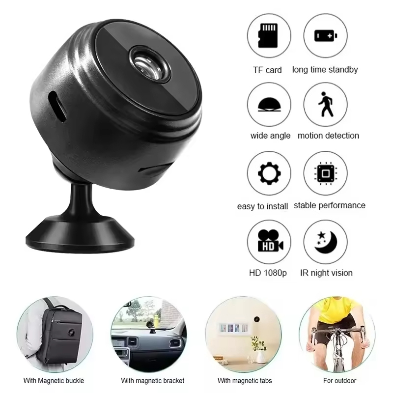 Home Security Recorder - Caméra de sécurité WiFi HD 1080P