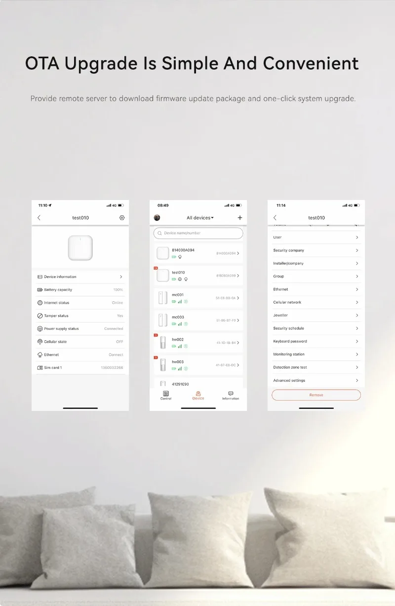 Home Zone Security App - Système d'alarme d'intrusion pour maison intelligente,
