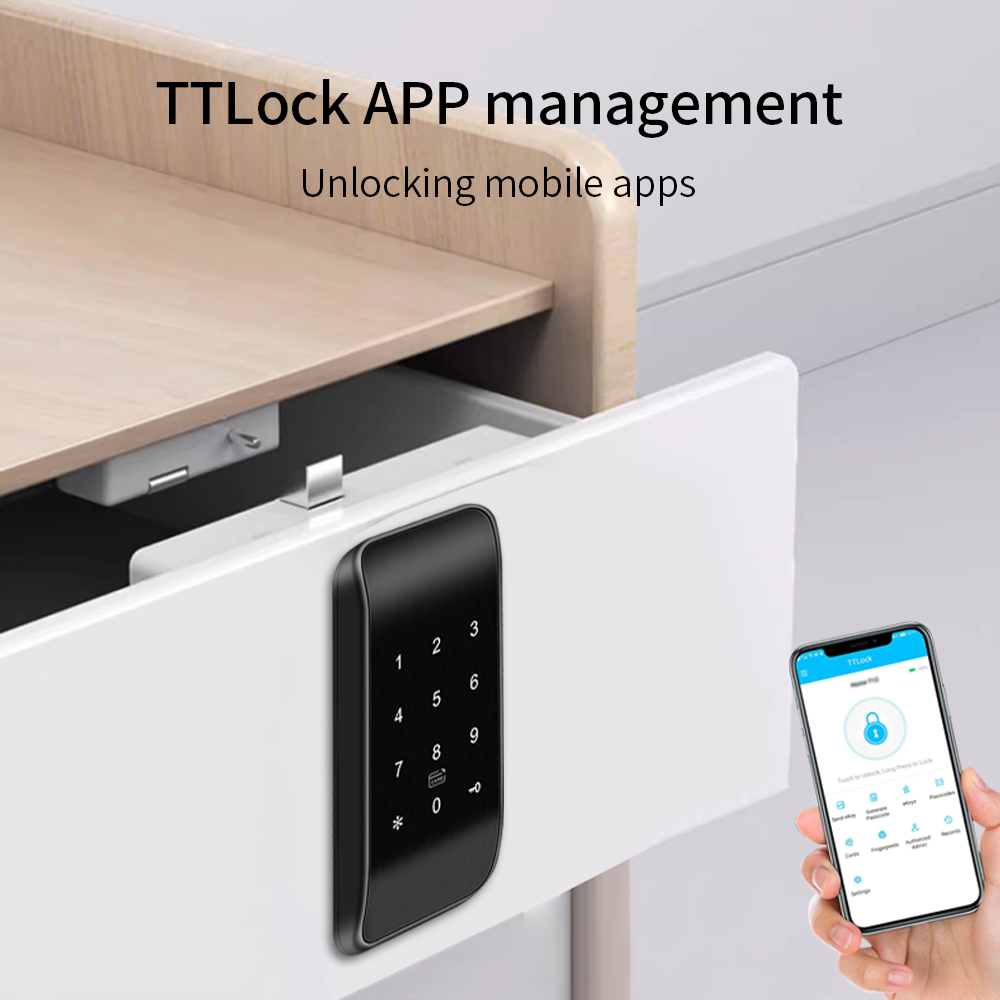 Door Lock Smart Keypad - TTLOCK APP serrure d'armoire intelligente 13.56Mhz