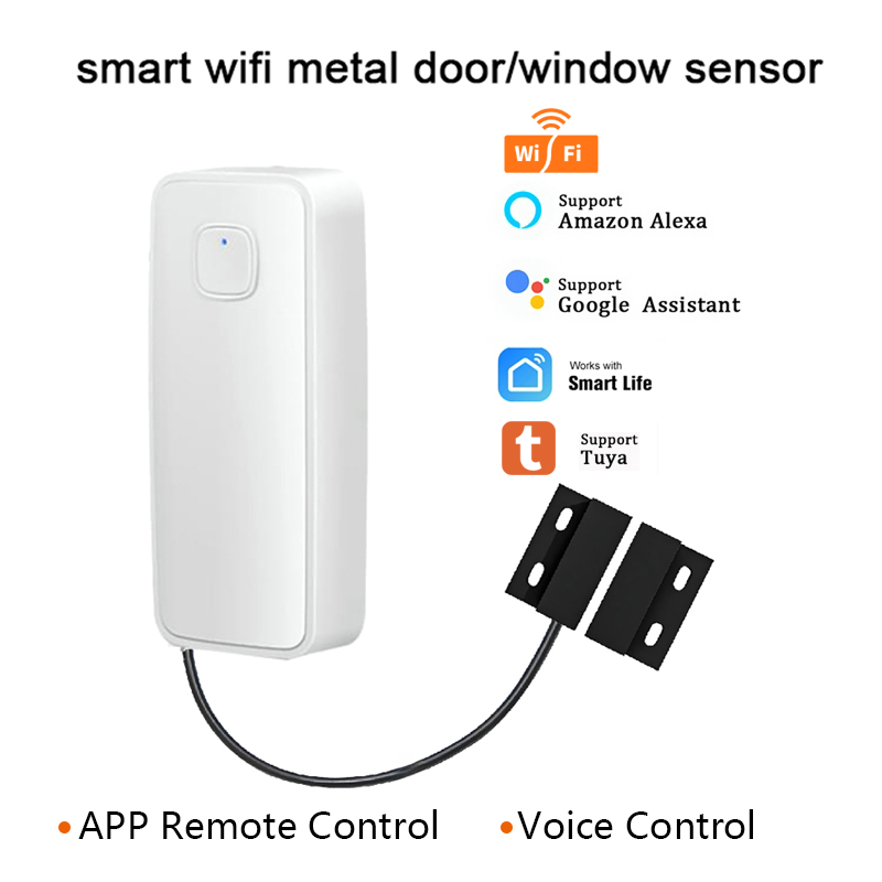 Home Security With Ai - Détecteur magnétique intelligent de porte fenêtre,
