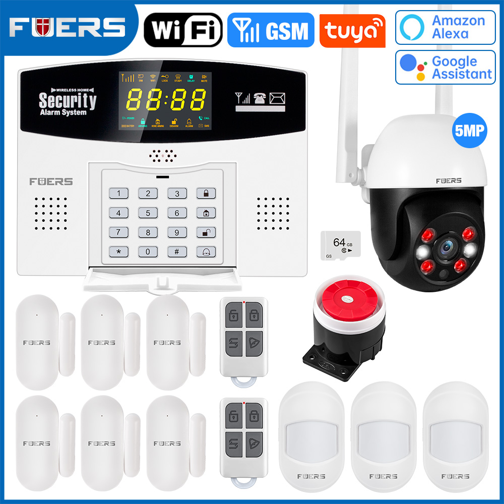 Home Security Phone Number - Fuers Tuya Kit de système d'alarme