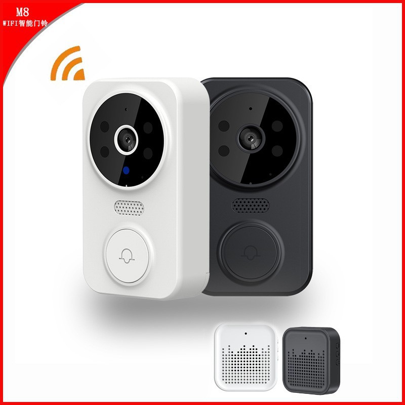 Home Security Indoor Cameras - Sonnette de porte intelligente Tuya WIFI,