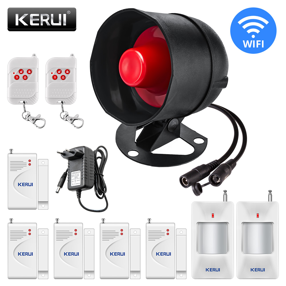 Home Zone Security App - KERbiomtuya-Kit de système d'alarme de sécurité
