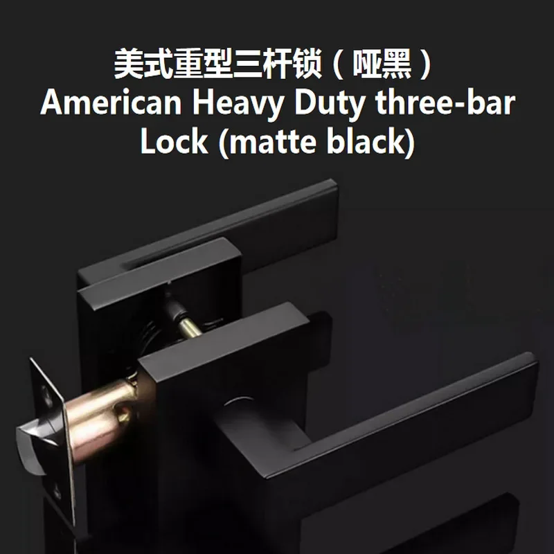 Home Security Bars - Poignée de porte sans clé robuste