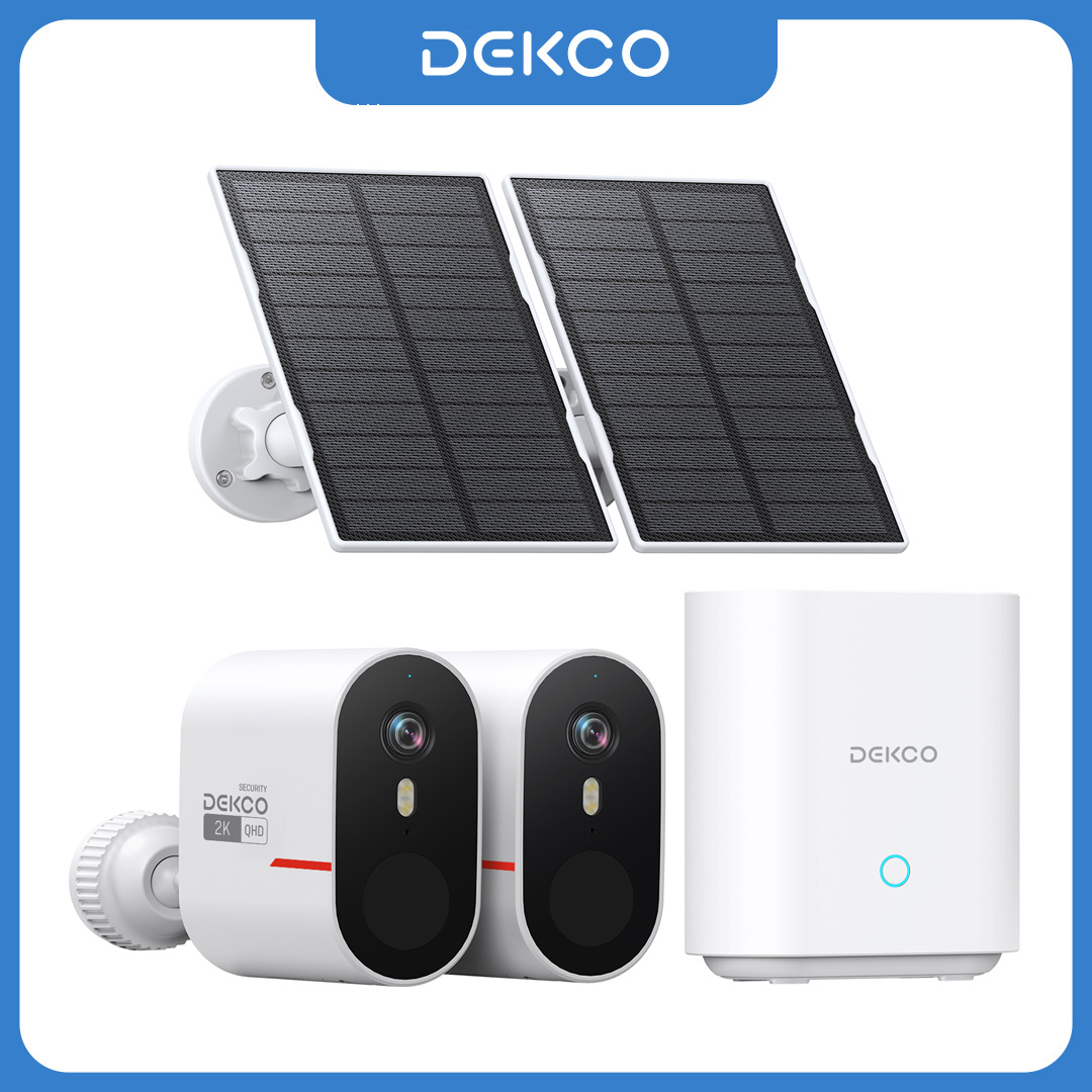 Home Security Deals - Système de caméra solaire WiFi Dekco