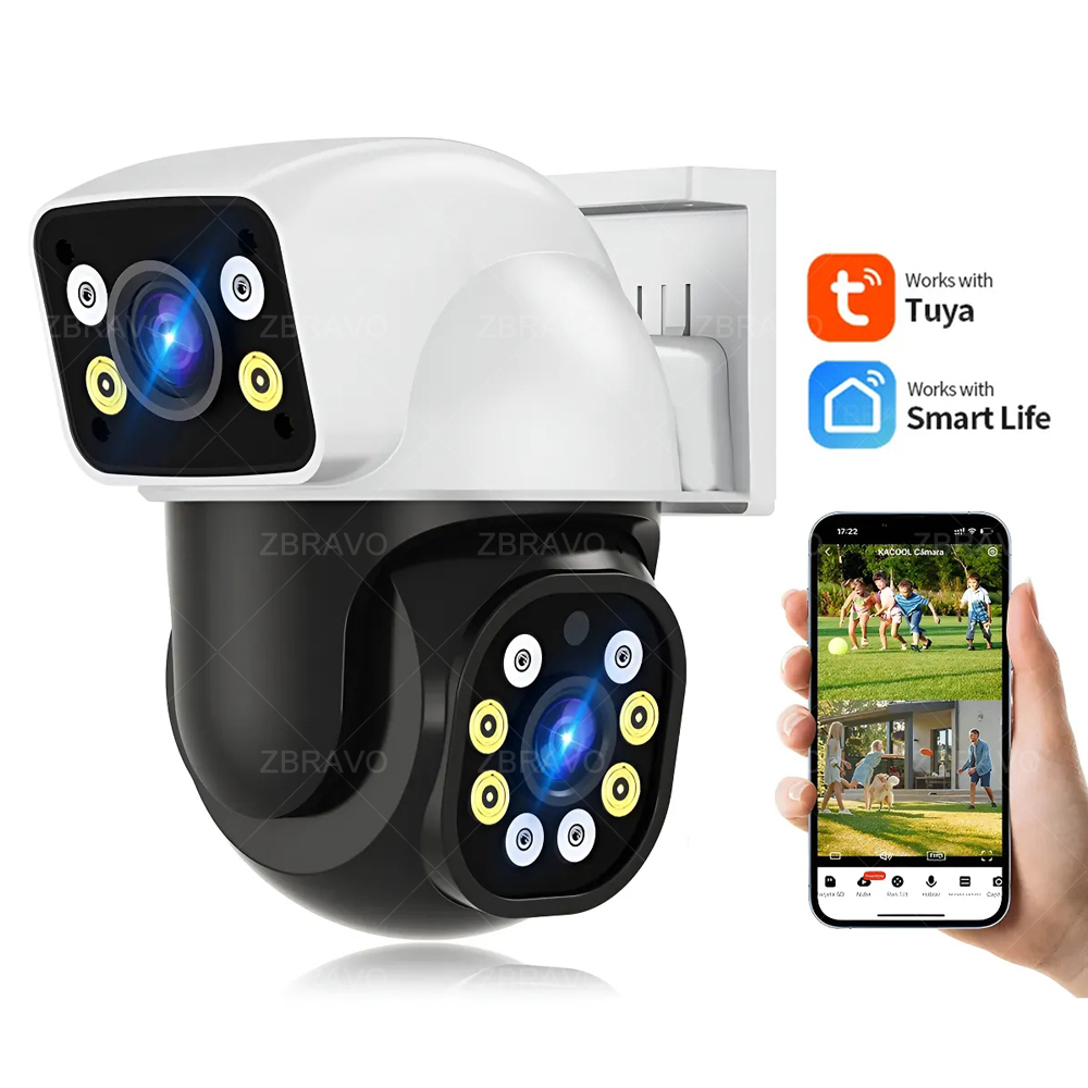 Home Security Ideas - Caméra extérieure WiFi Smartlife 8MP Tuya,