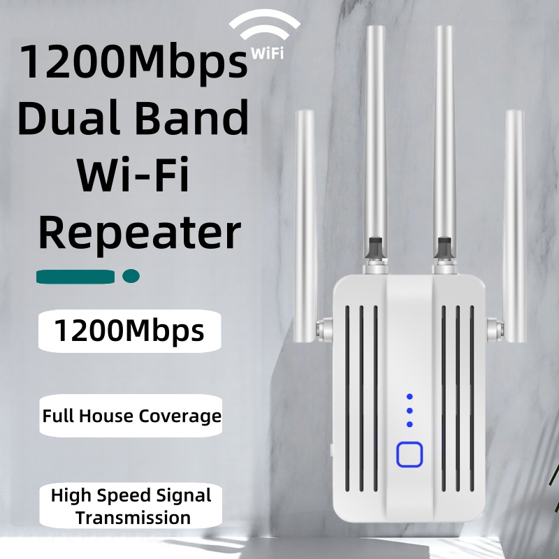 Home Security And Internet - Répéteur WiFi Extender 1200Mbps 2.4G 5GHz