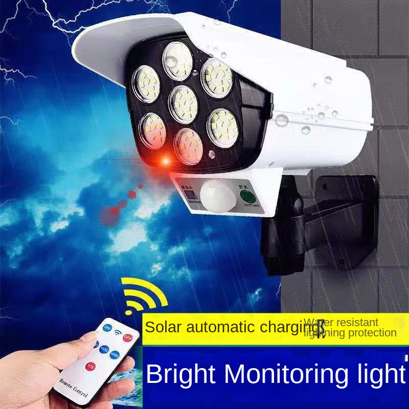 Home Security Flood Lights - Lampe solaire à 77 LED avec