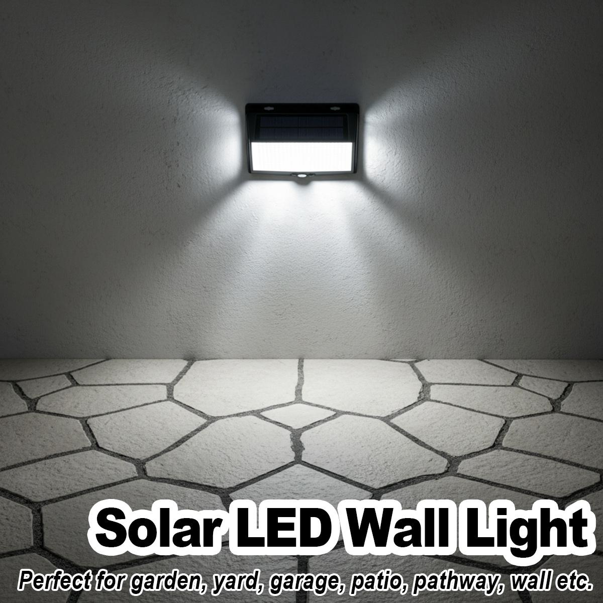 Home Security Flood Lights - Applique murale LED 3 faces, allumage/extinction