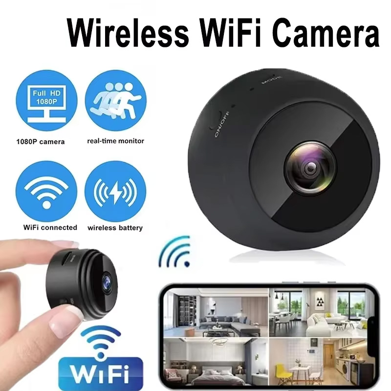 Home Security Ideas - Nouveau A9 caméra Wifi 1080p HD