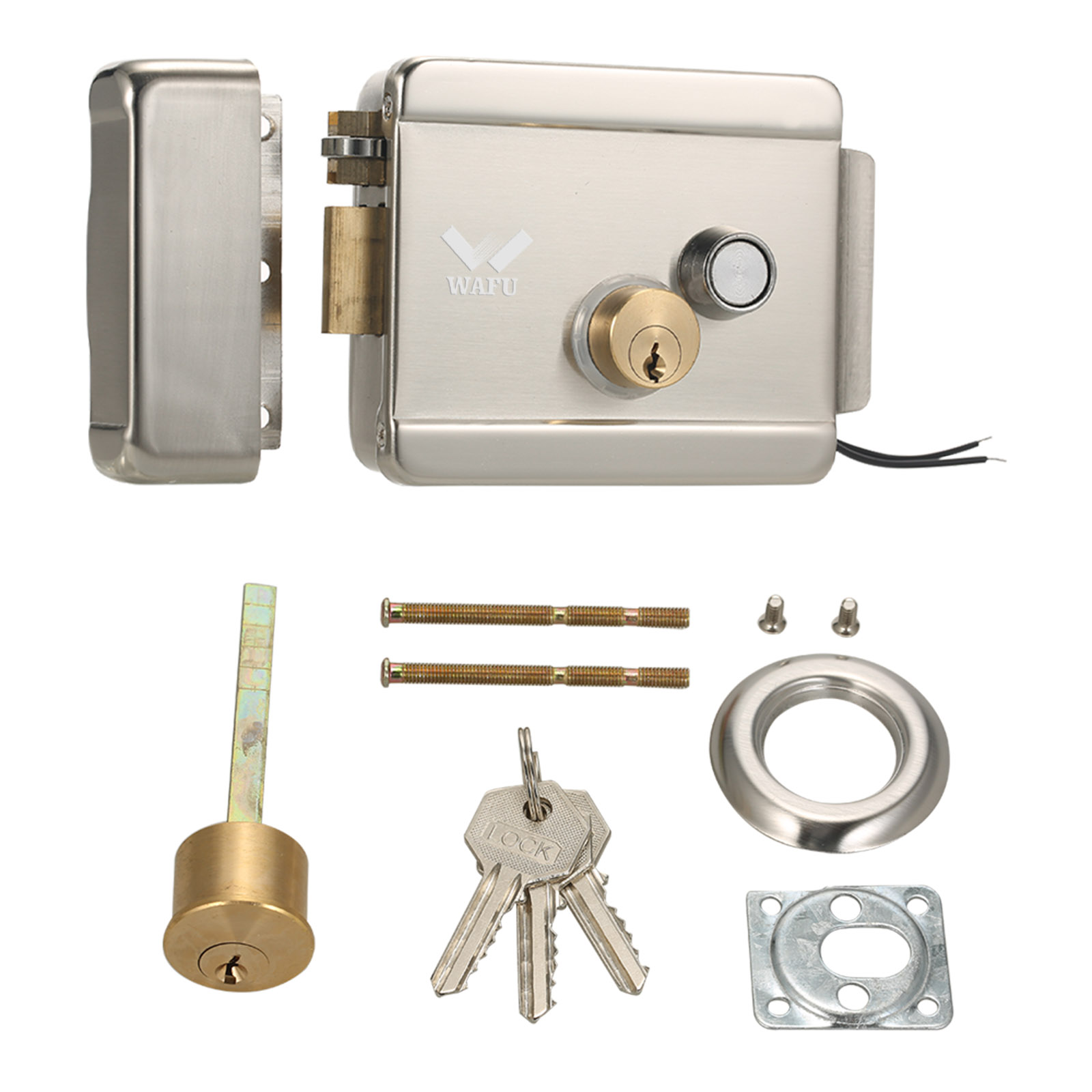 Home Security Deals - WAFU-Serrure de porte électrique intelligente, serrure