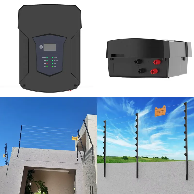 Home Security Electric Fence - Électrificateur de clôture électrique intelligent avec