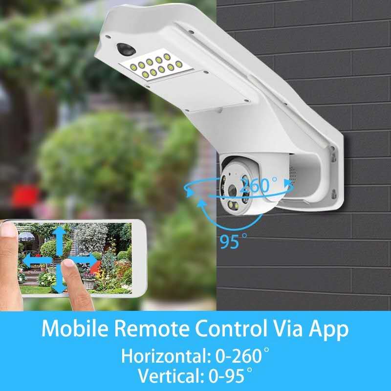 Home Security Flood Lights - 2MP 1080P V380Pro projecteur cour lampe