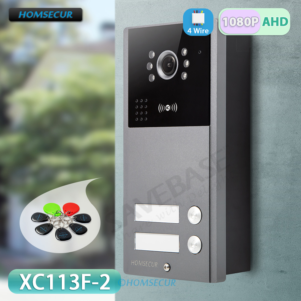 Home Security Key Fob - 1080P HD IP65 sonnette caméra encastré