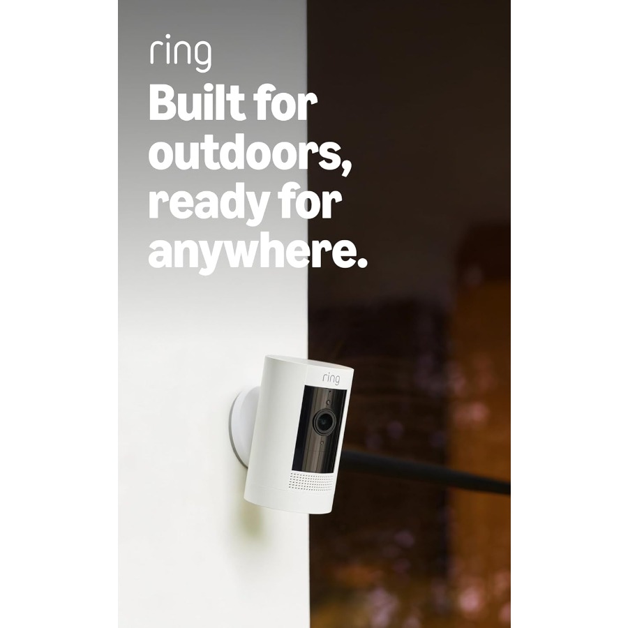 Home Security Ring Camera - Caméra extérieure Ring Stick Up Cam,