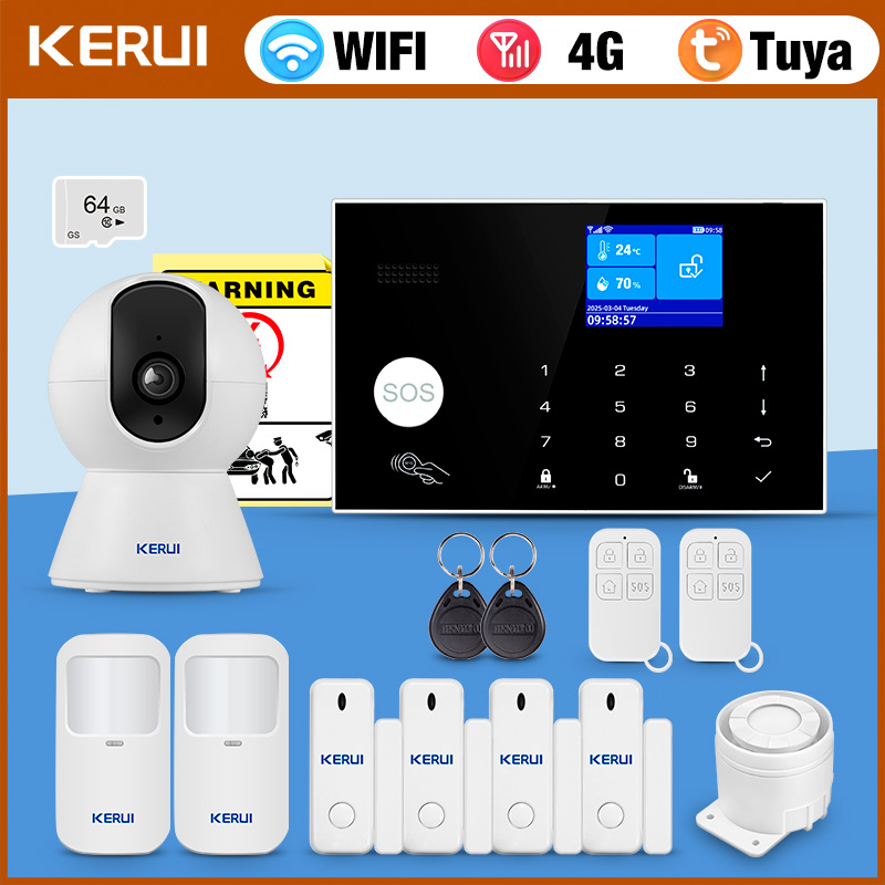Home Zone Security App - KERUI – système d'alarme 4G avec