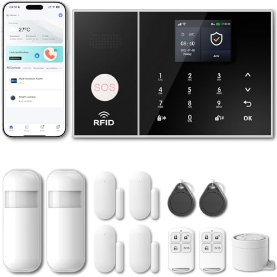 Home Zone Security App - Système d'alarme de sécurité domestique avec