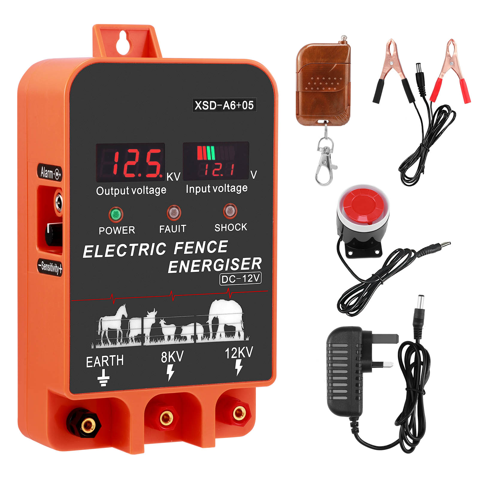 Home Security Electric Fence - Électrificateur de clôture électrique intelligent avec