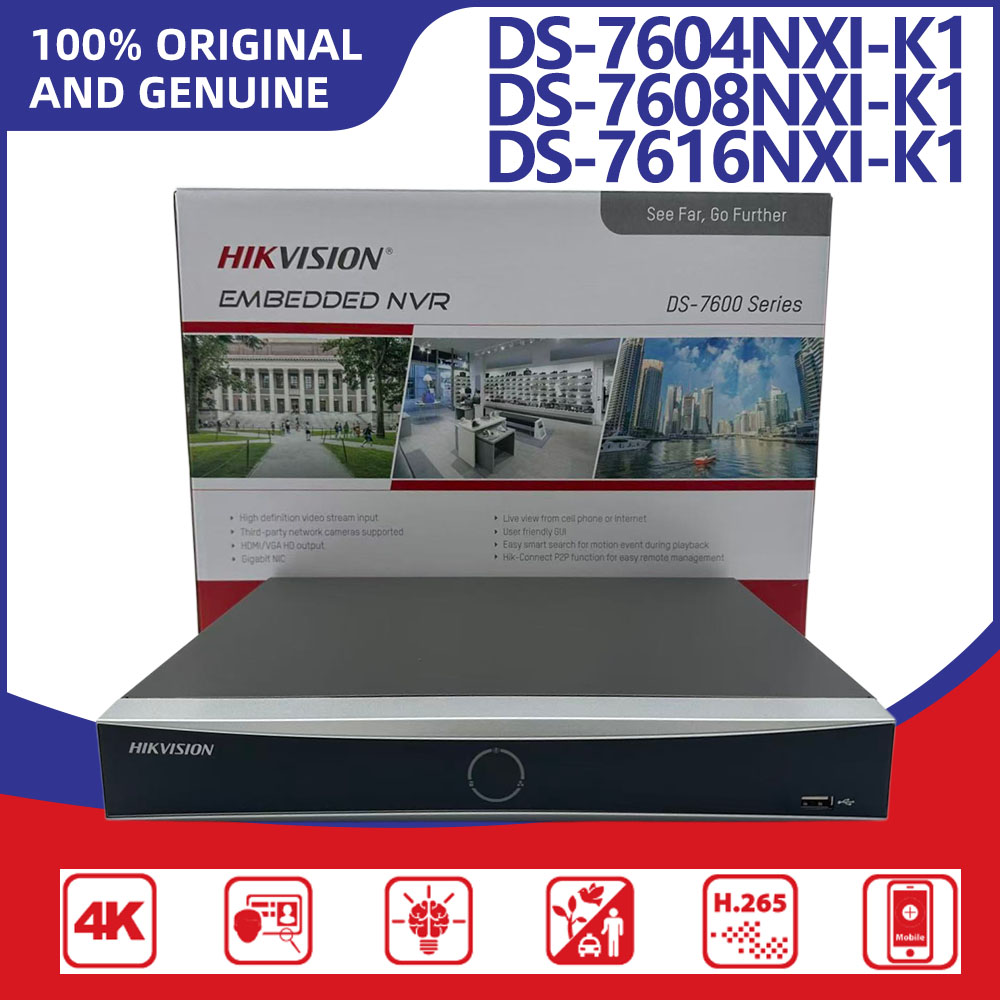 Home Security Hikvision - Hikvision DS-7604NXI-K1 DS-7608NXI-K1 DS-7616NXI-K1 Enregistreur vidéo