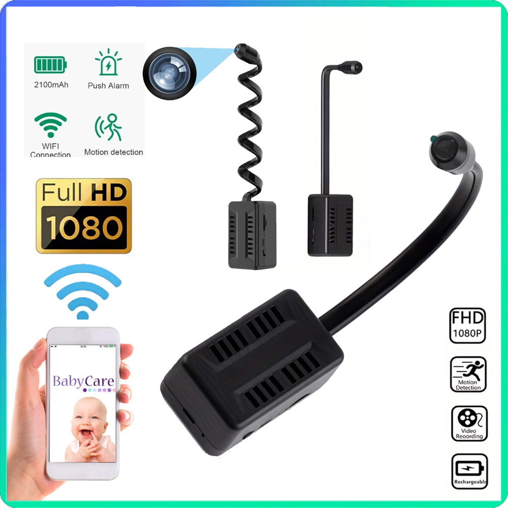 Home Security Recorder - 1080P bricolage Mini caméra Wifi 32GB