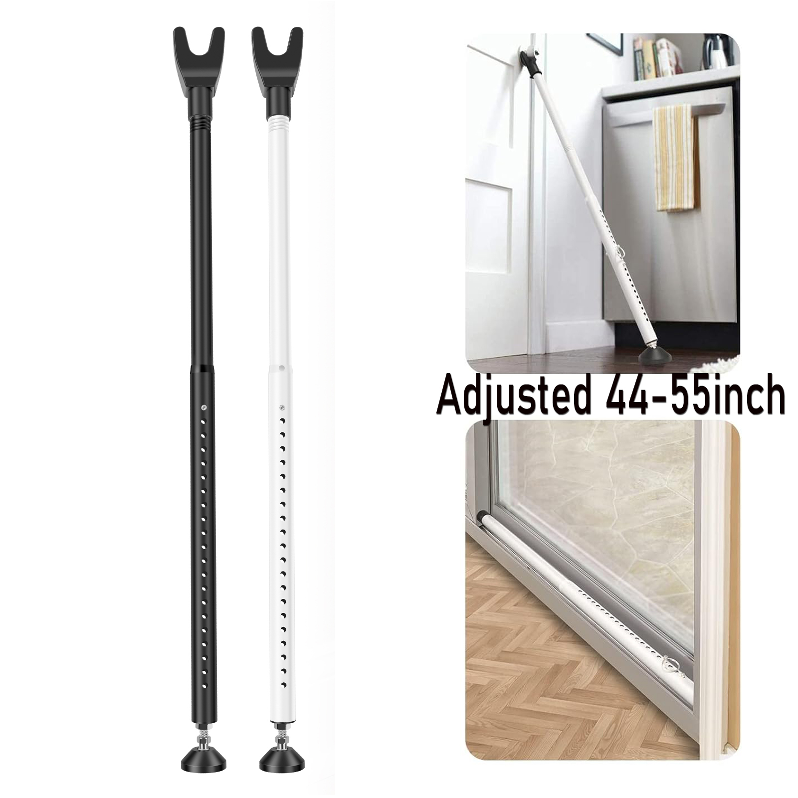 Home Security Bars - Barre de sécurité de porte réglable,