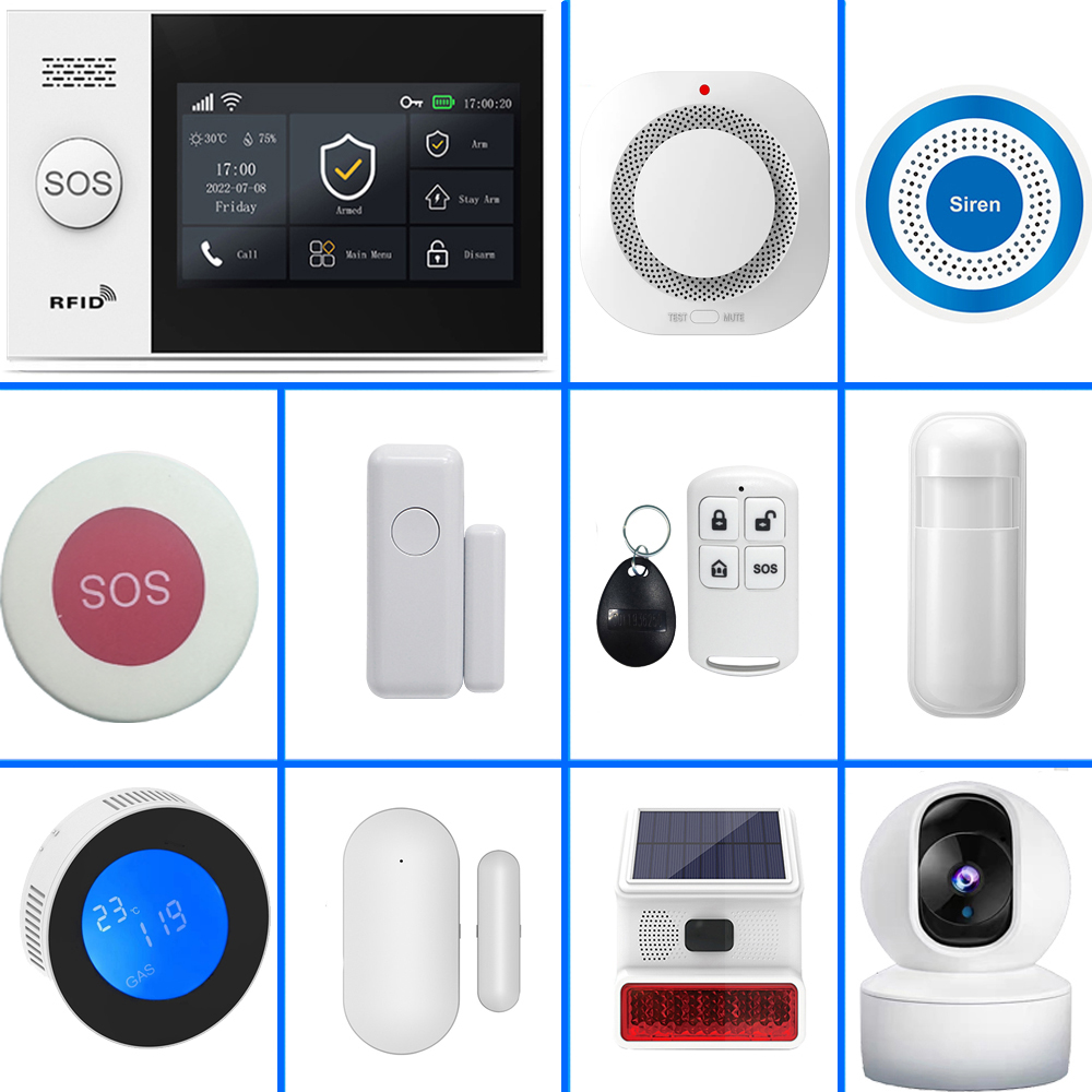 Sim Gsm Alarm - Système d'alarme domestique intelligent PGST 4G
