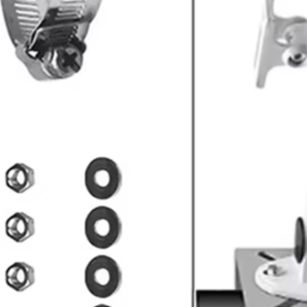 Home Security Ring Camera - Support sur poteau vertical en acier