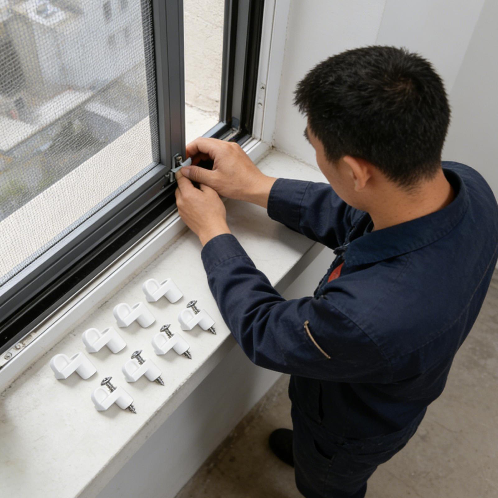 Clips pour écran de fenêtre, m - Home Security Ring avis et prix