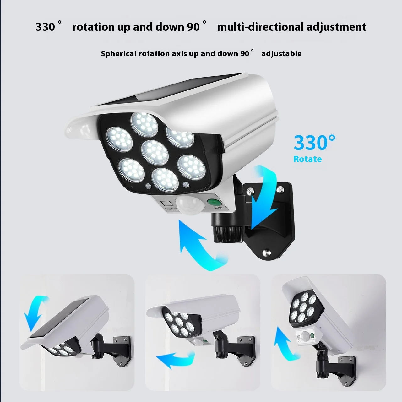F2 lampe de caméra factice de  - Home Security Flood Lights avis et prix