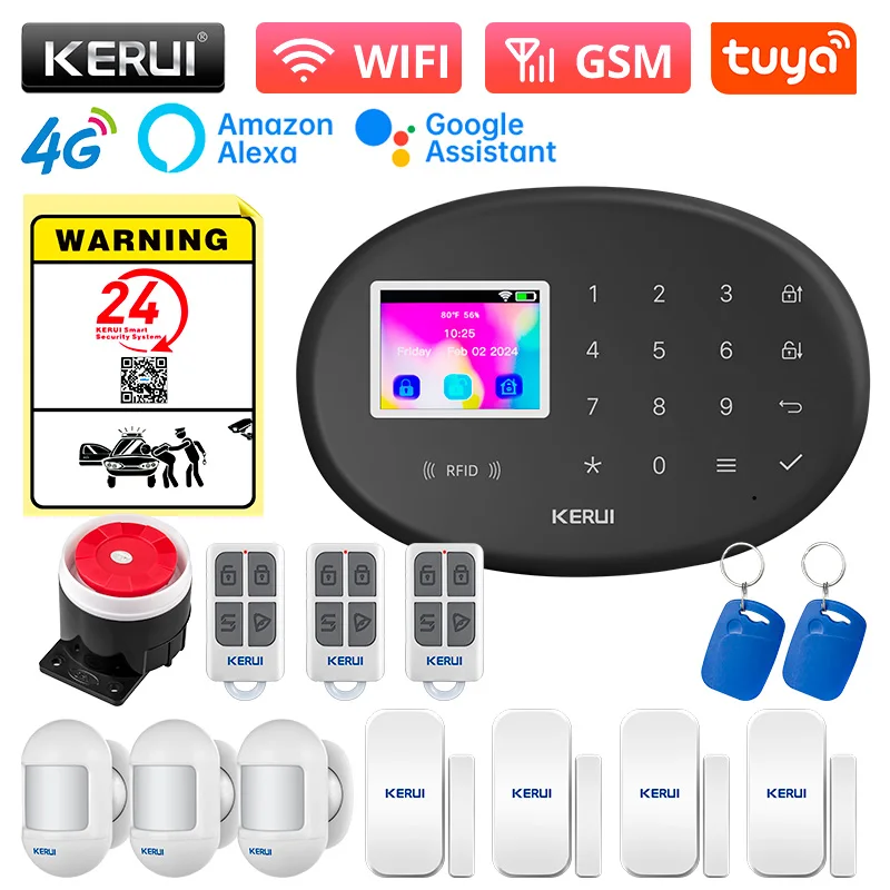 KERUI WiFi + 4G/2G système d'a - Home Zone Security App avis et prix