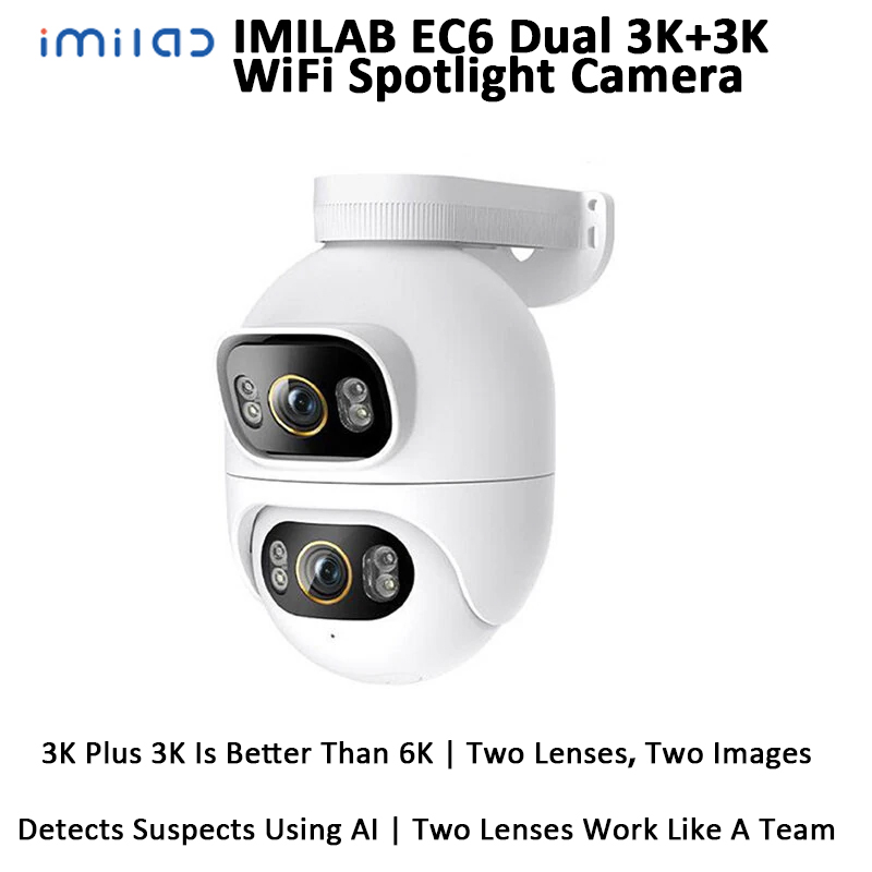 IMILAB EC6 double 3K + 3K WiFi - Home Security Flood Lights avis et prix