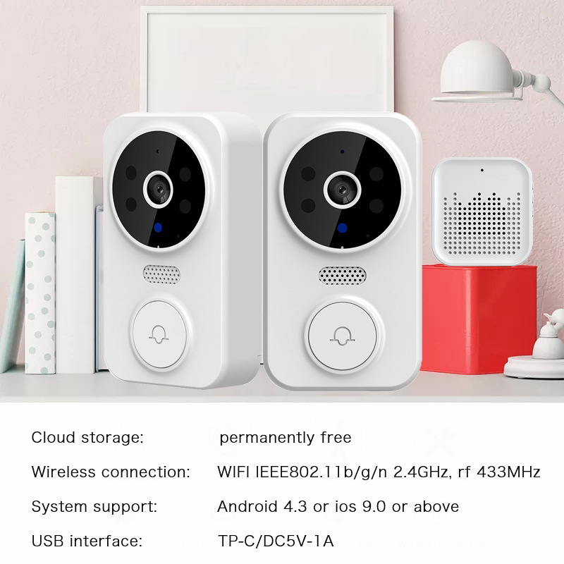 Sonnette de porte intelligente - Home Security Indoor Cameras avis et prix