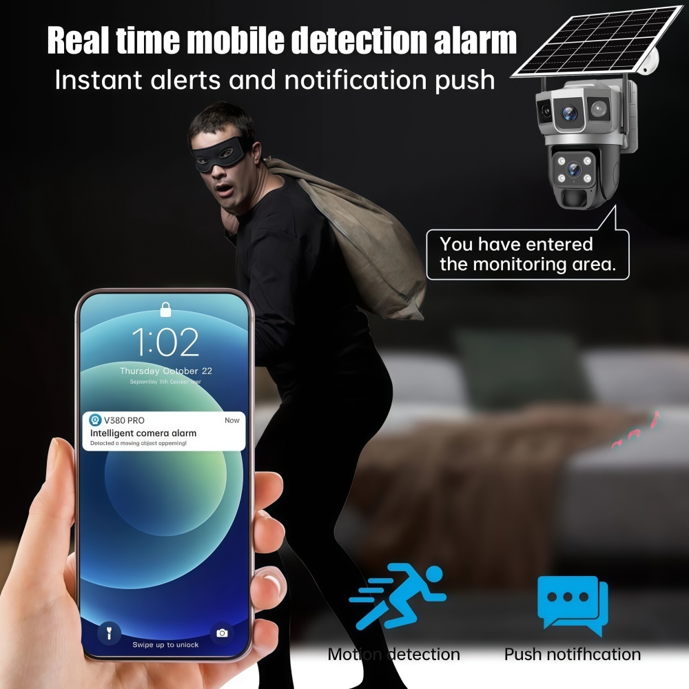 Caméra de surveillance solaire - Home Security Ideas avis et prix