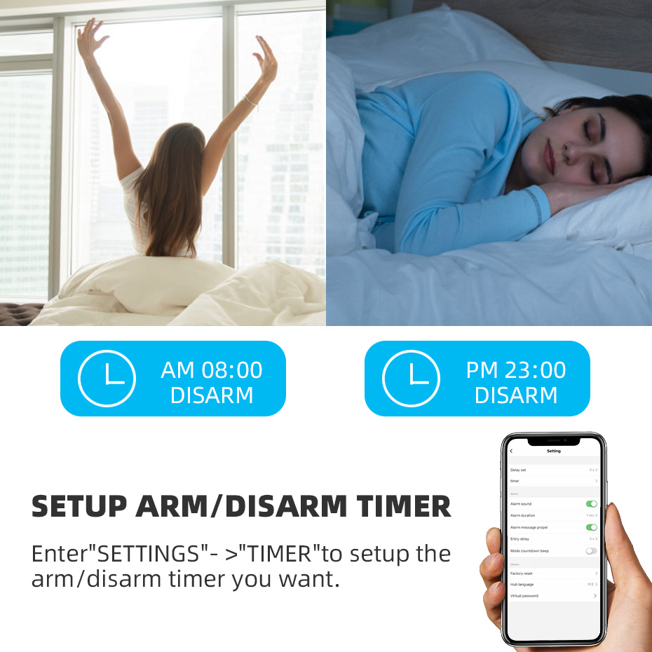KERbiomtuya-Kit de système d'a - Home Zone Security App avis et prix
