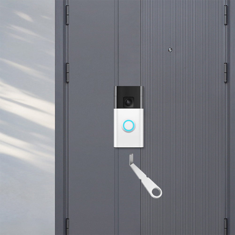 Clé argentée pour sonnette vid - Home Security Ring avis et prix