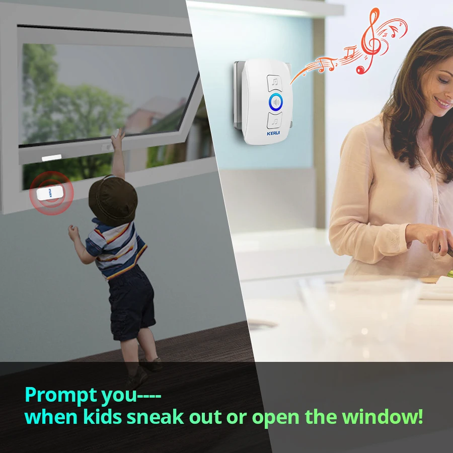 KERUI sonnette sans fil sécuri - Home Security Ring avis et prix
