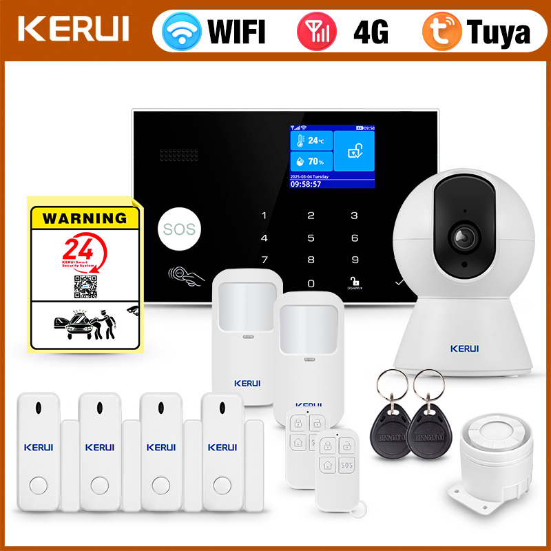KERUI 4G/WiFi système d'alarme - Home Zone Security App avis et prix