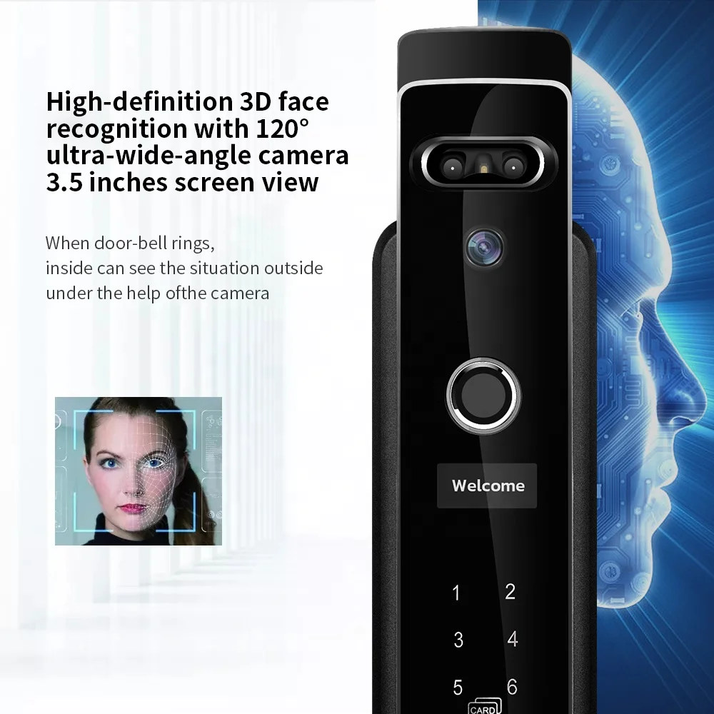 Serrures de porte intelligente - Home Security Front Door Camera avis et prix