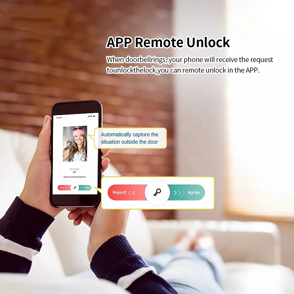 Serrures de porte intelligente - Home Security Front Door Camera avis et prix