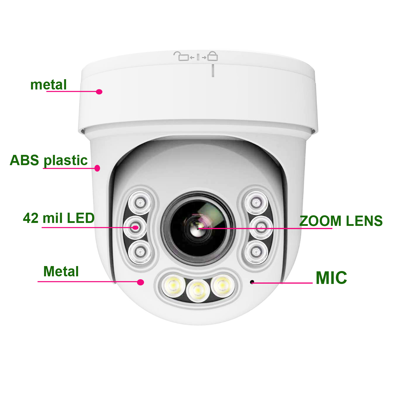 Caméra IP PTZ HiEasy 30X ZOOM  - Home Security Hikvision avis et prix