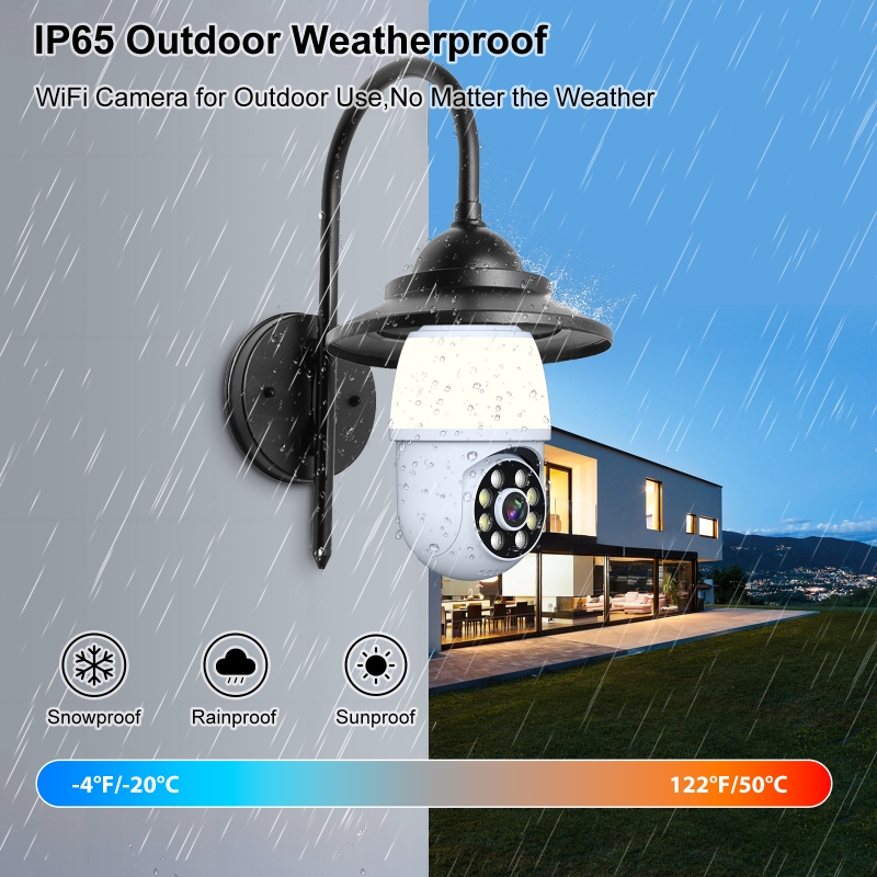 Caméra dôme IP PTZ sans fil co - Home Security Flood Lights avis et prix