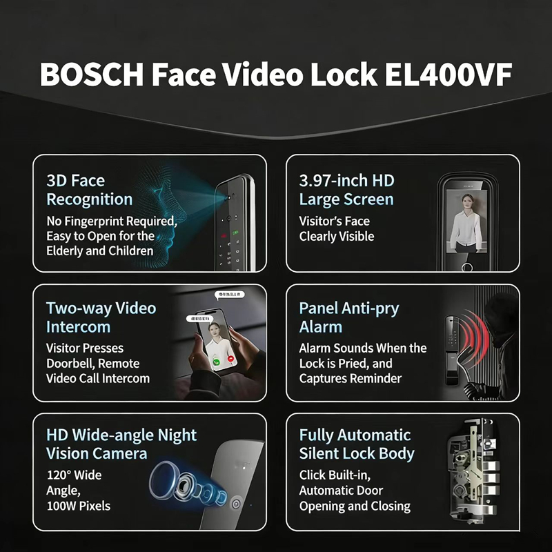 Bosch Smart Lock EL400VF Recon - Door Lock Smart Keypad avis et prix