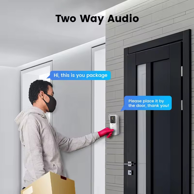 Sonnette vidéo extérieure inte - Home Security Front Door Camera avis et prix
