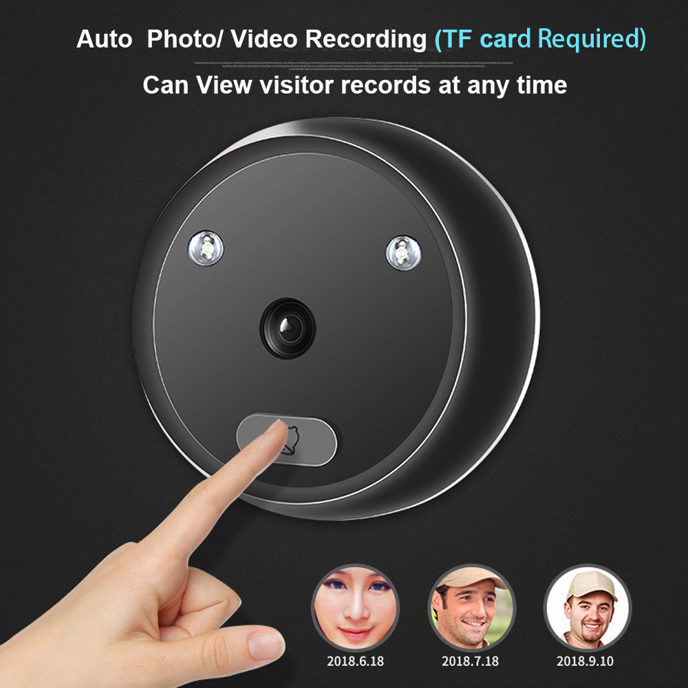 Sonnette vidéo avec judas, cam - Home Security Ring Camera avis et prix