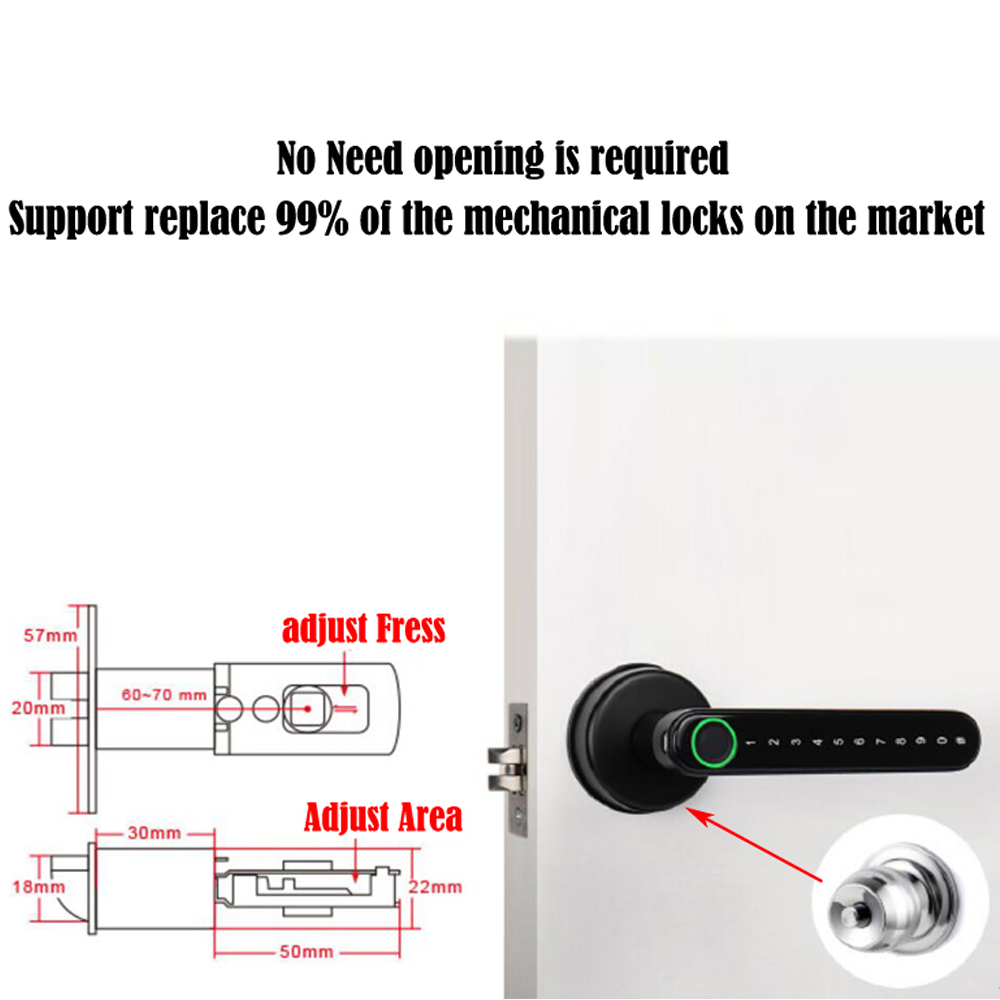 TTLock – serrure de porte inte - Door Lock Smart Keypad avis et prix
