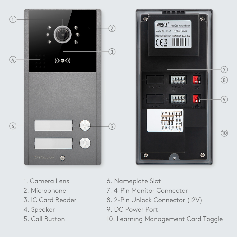 1080P HD IP65 sonnette caméra  - Home Security Key Fob avis et prix