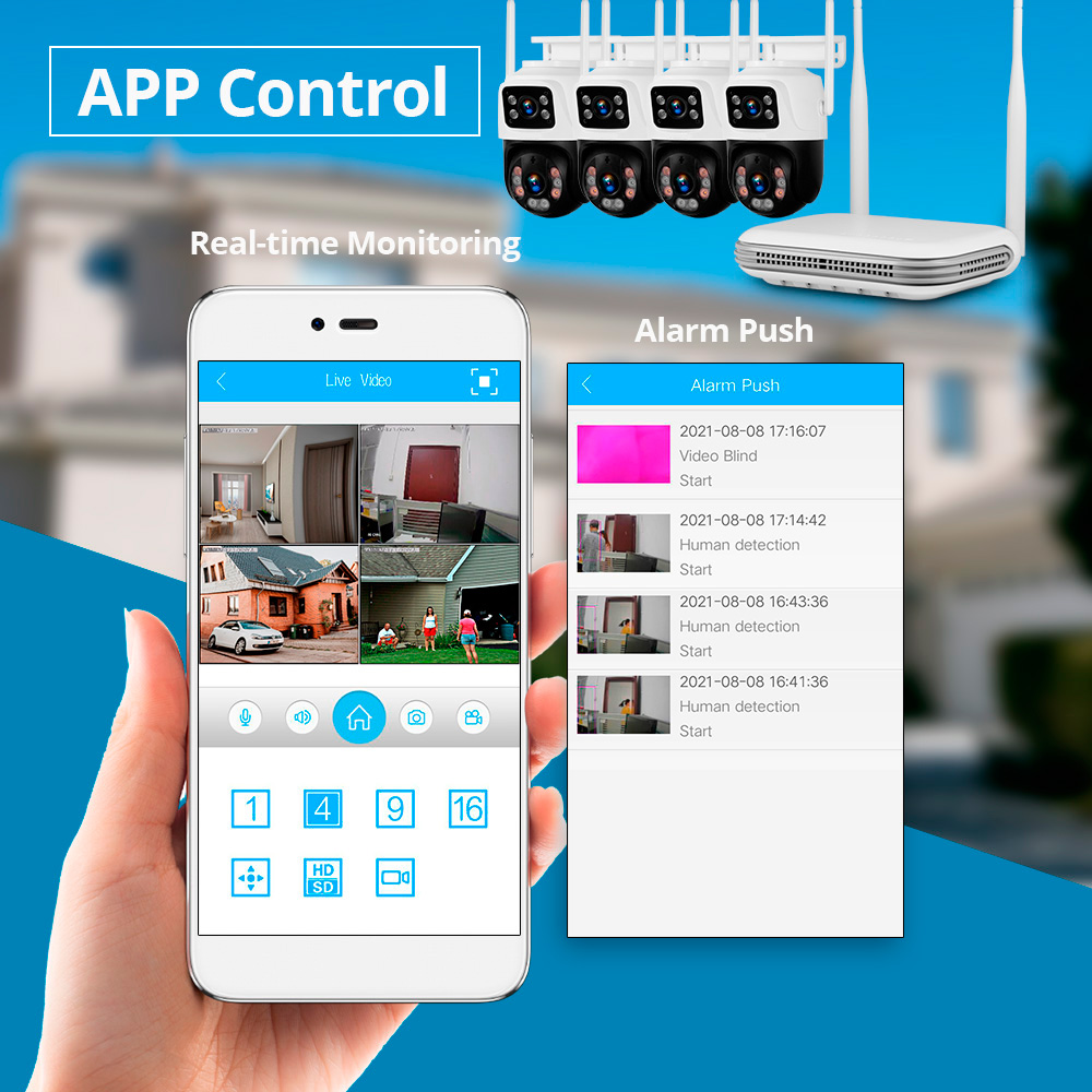KERUI Étanche 6MP HD Sans Fil  - Home Security Deals avis et prix